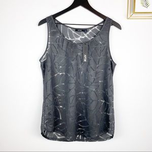 APT. 9 Burnout Tank Top Grey Large